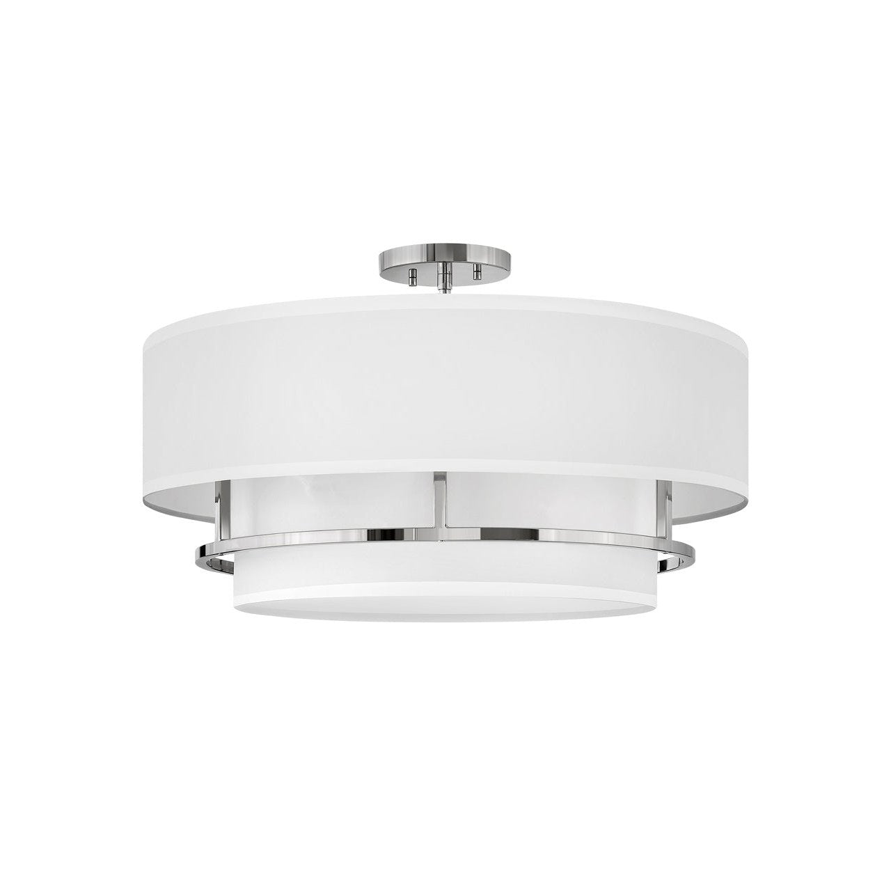 Hinkley - 38894PN - LED Semi-Flush Mount - Graham - Polished Nickel