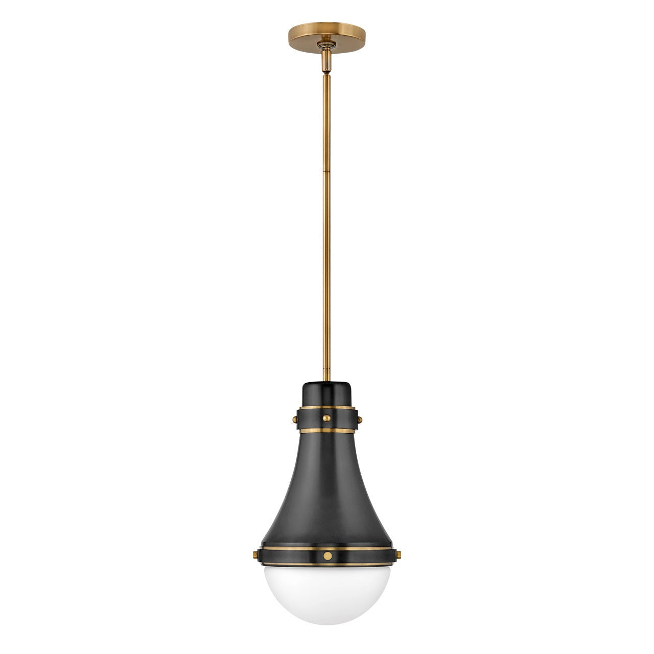 Hinkley - 39057BK - LED Pendant - Oliver - Black