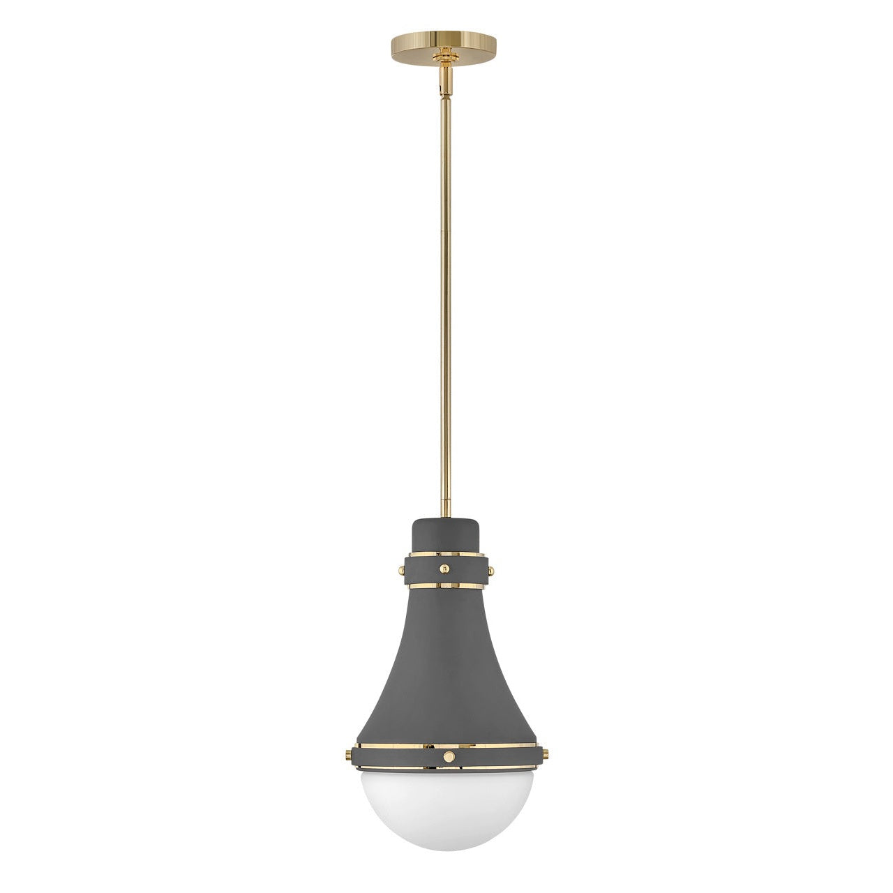 Hinkley - 39057DMG - LED Pendant - Oliver - Dark Matte Grey