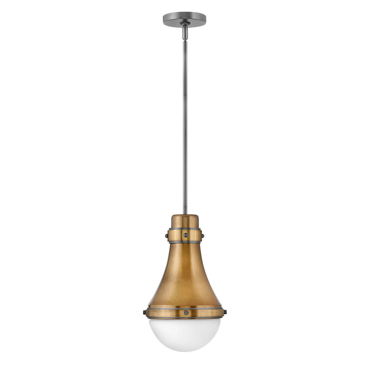 Hinkley - 39057HB - LED Pendant - Oliver - Heritage Brass