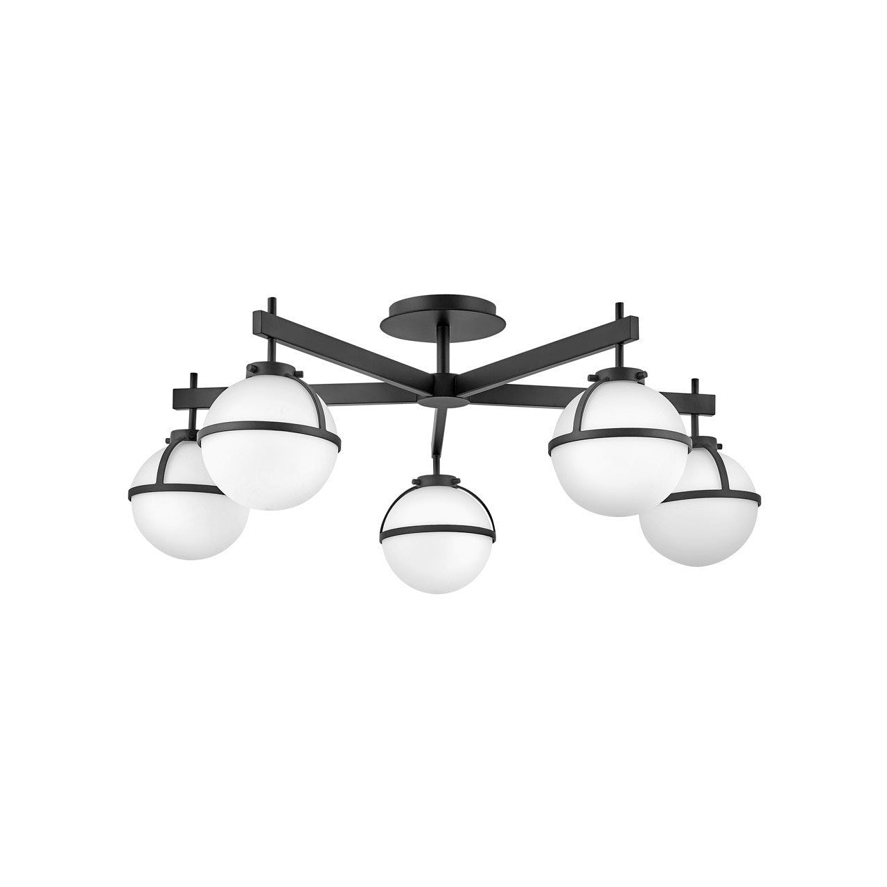 Hinkley - 39674BK - LED Semi-Flush Mount - Hollis - Black