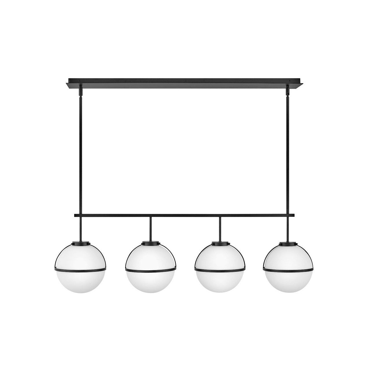 Hinkley - 39675BK - LED Linear Chandelier - Hollis - Black