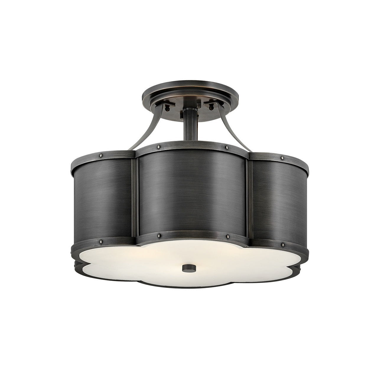 Hinkley - 4444BLB - LED Semi-Flush Mount - Chance - Blackened Brass