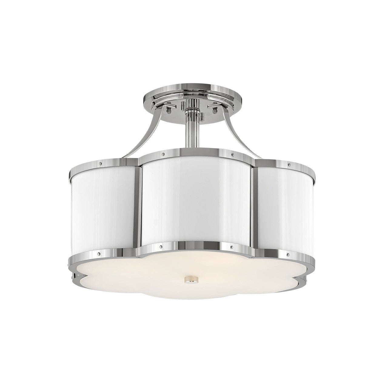 Hinkley - 4444PN - LED Semi-Flush Mount - Chance - Polished Nickel