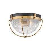 Hinkley - 4841HB - LED Flush Mount - Crew - Heritage Brass