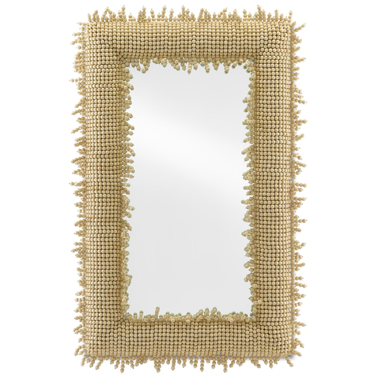 Currey and Company - 1000-0082 - Mirror - Jeanie - Beige/Mirror