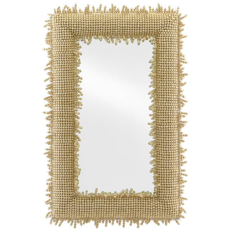 Currey and Company - 1000-0082 - Mirror - Jeanie - Beige/Mirror