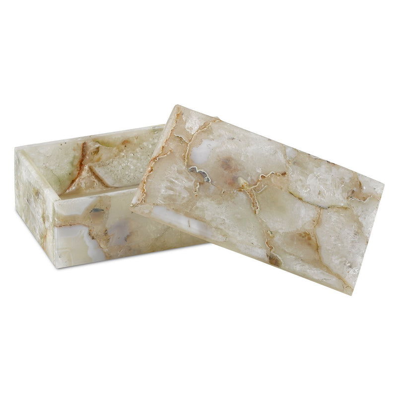 Currey and Company - 1200-0175 - Box - Benoit Collection - Natural Agate