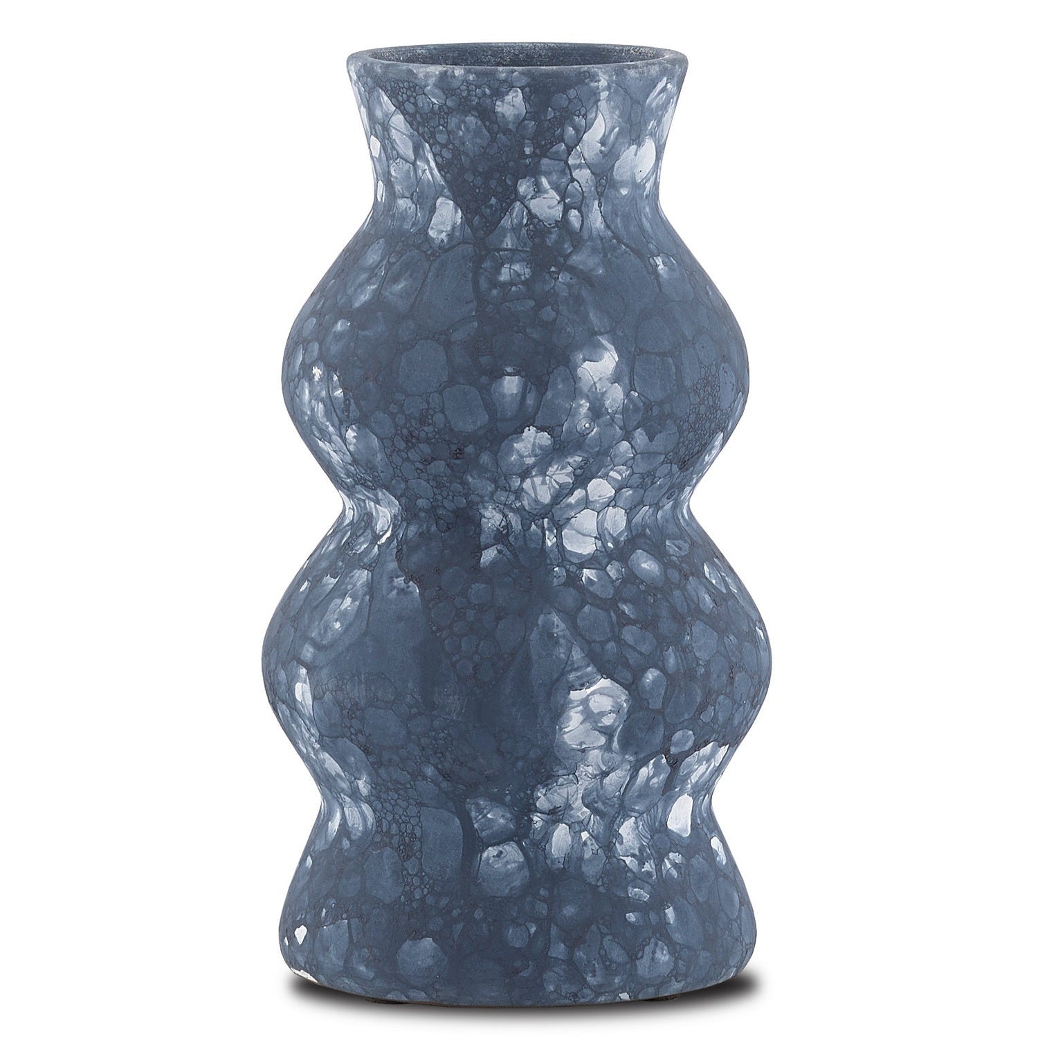 Currey and Company - 1200-0190 - Vase - Phonecian Collection - Navy/White