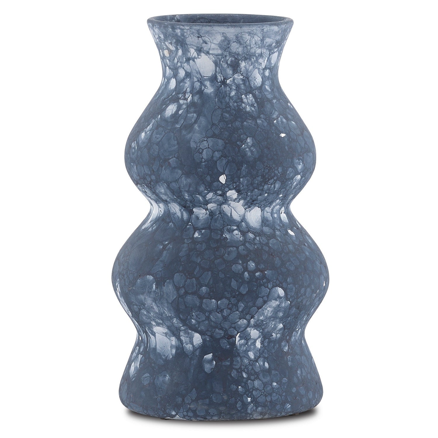 Currey and Company - 1200-0191 - Vase - Phonecian Collection - Navy/White