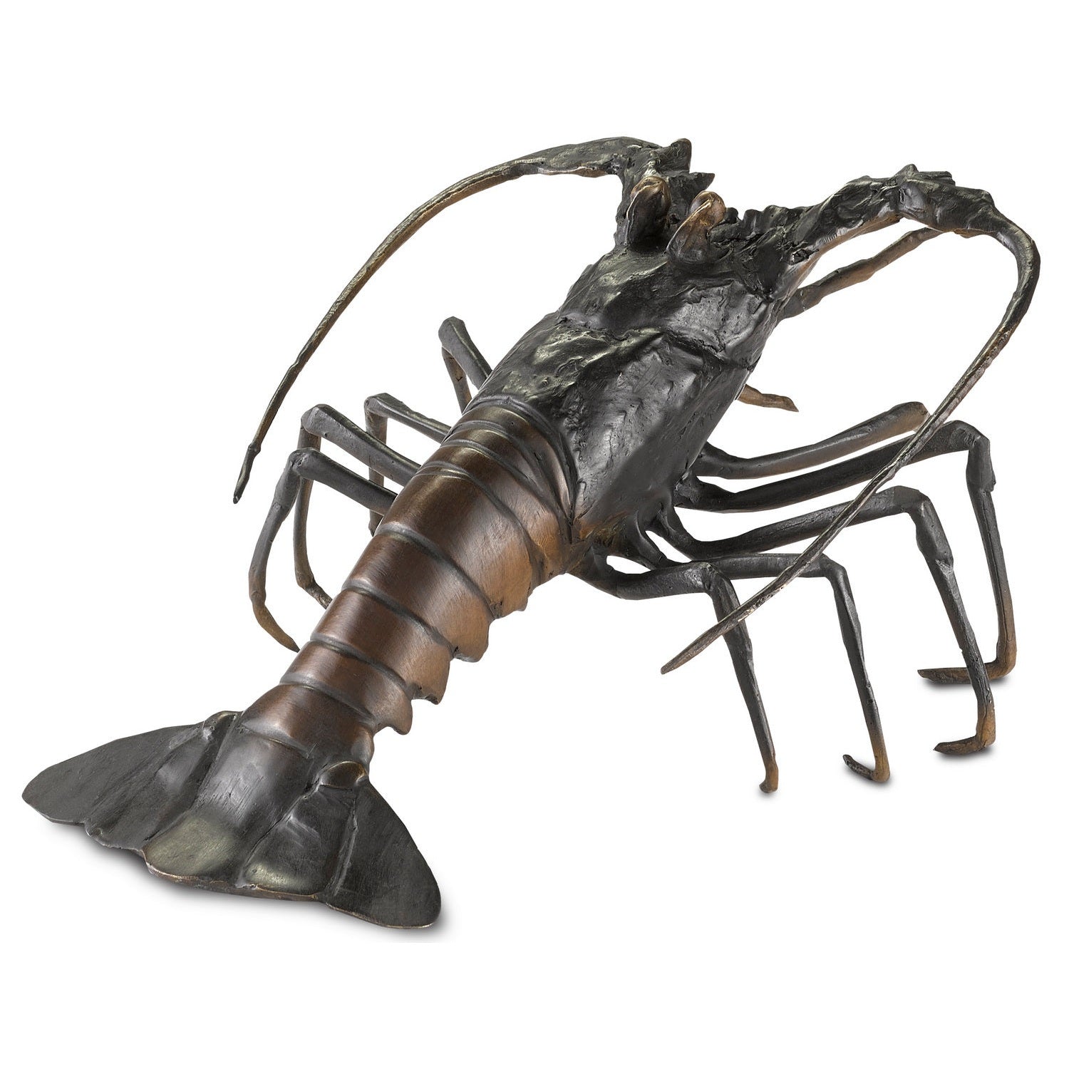 Currey and Company - 1200-0292 - Lobster - Edo Lobster Bronze - Black/Bronze