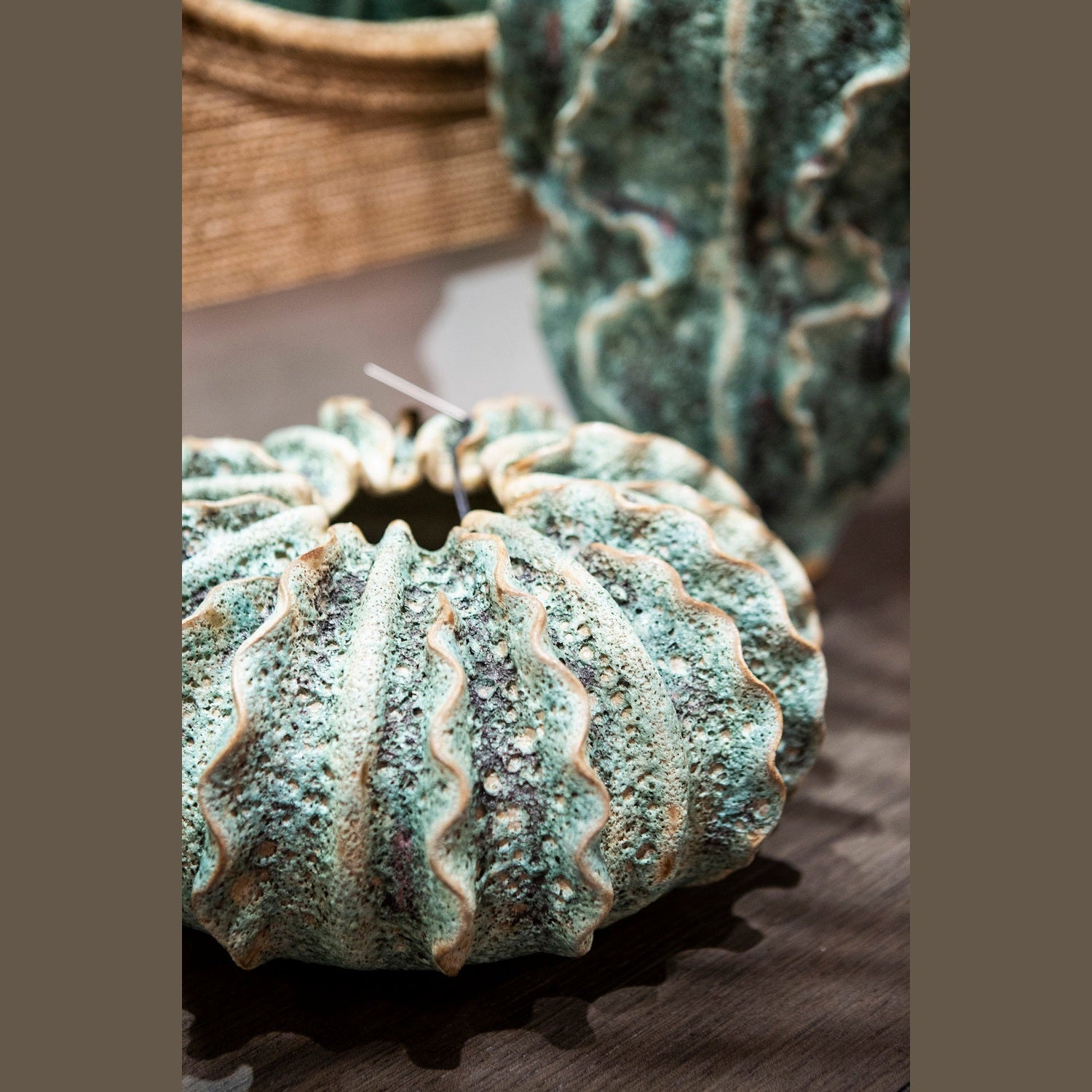 Currey and Company - 1200-0298 - Vase - Sunken Boat Collection - Moss Green