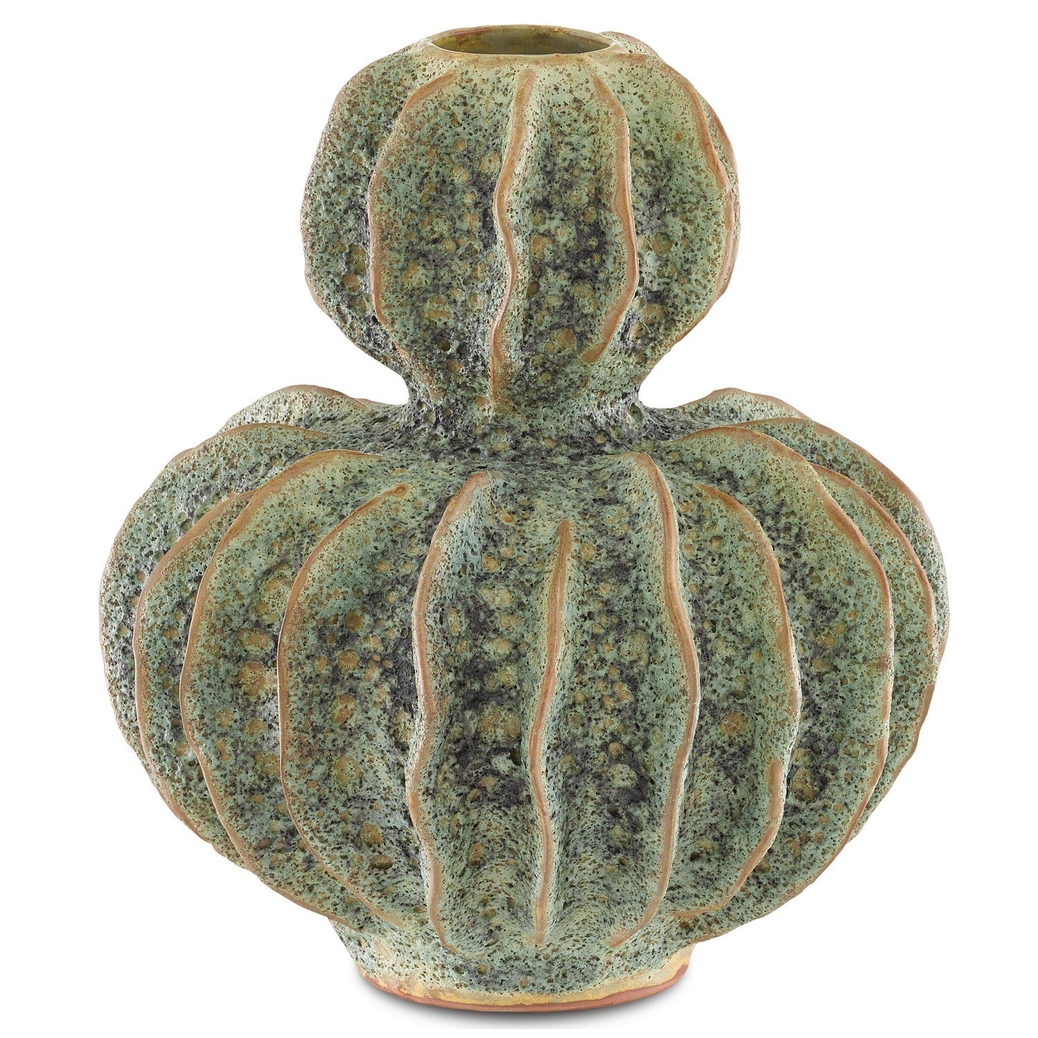 Currey and Company - 1200-0299 - Vase - Sunken Boat Collection - Moss Green