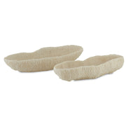 Currey and Company - 1200-0354 - Tray Set of 2 - Island Ivory Tray Set of 2 - Ivory