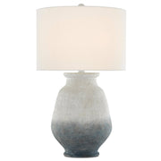 Currey and Company - 6000-0538 - One Light Table Lamp - Cazalet Table Lamp - Ash Ivory/Blue/Acrylic White