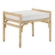 Currey and Company - 7000-1162 - Ottoman - Olisa Collection - Natural