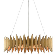 Currey and Company - 9000-0521 - Eight Light Chandelier - Potter Gold Chandelier - Aurora Antique