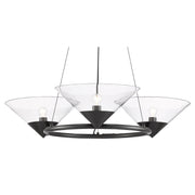 Currey and Company - 9000-0583 - Three Light Chandelier - Oil Rubbed Bronze
