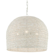 Currey and Company - 9000-0623 - Three Light Chandelier - Piero Collection - White