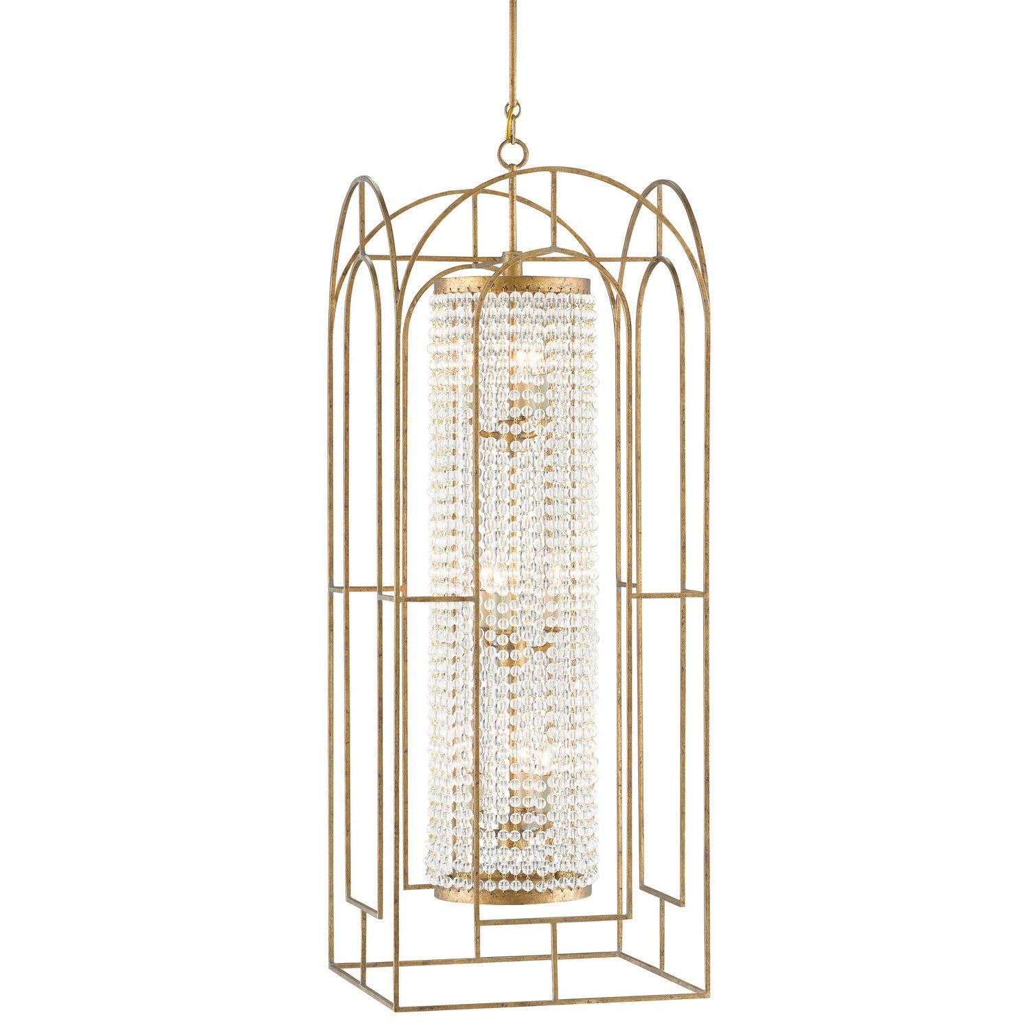 Currey and Company - 9000-0645 - Nine Light Chandelier - Elspeth Chandelier - French Gold