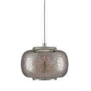 Currey and Company - 9000-0688 - One Light Pendant - Pepper Collection - Nickel
