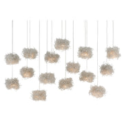 Currey and Company - 9000-0699 - 15 Light Pendant - Birds Nest Collection - Clear