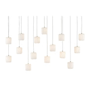 Currey and Company - 9000-0713 - 15 Light Pendant - Dove Collection - White