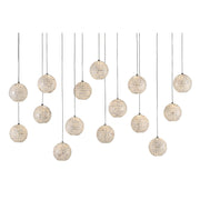 Currey and Company - 9000-0720 - 15 Light Pendant - Finhorn Collection - Pearl