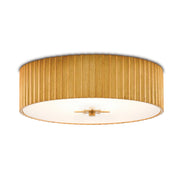Currey and Company - 9999-0053 - LED Flush Mount - Caravel Collection - Gold Leaf