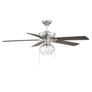 Meridian - M2009BN - 52"Ceiling Fan - Mceil - Brushed Nickel
