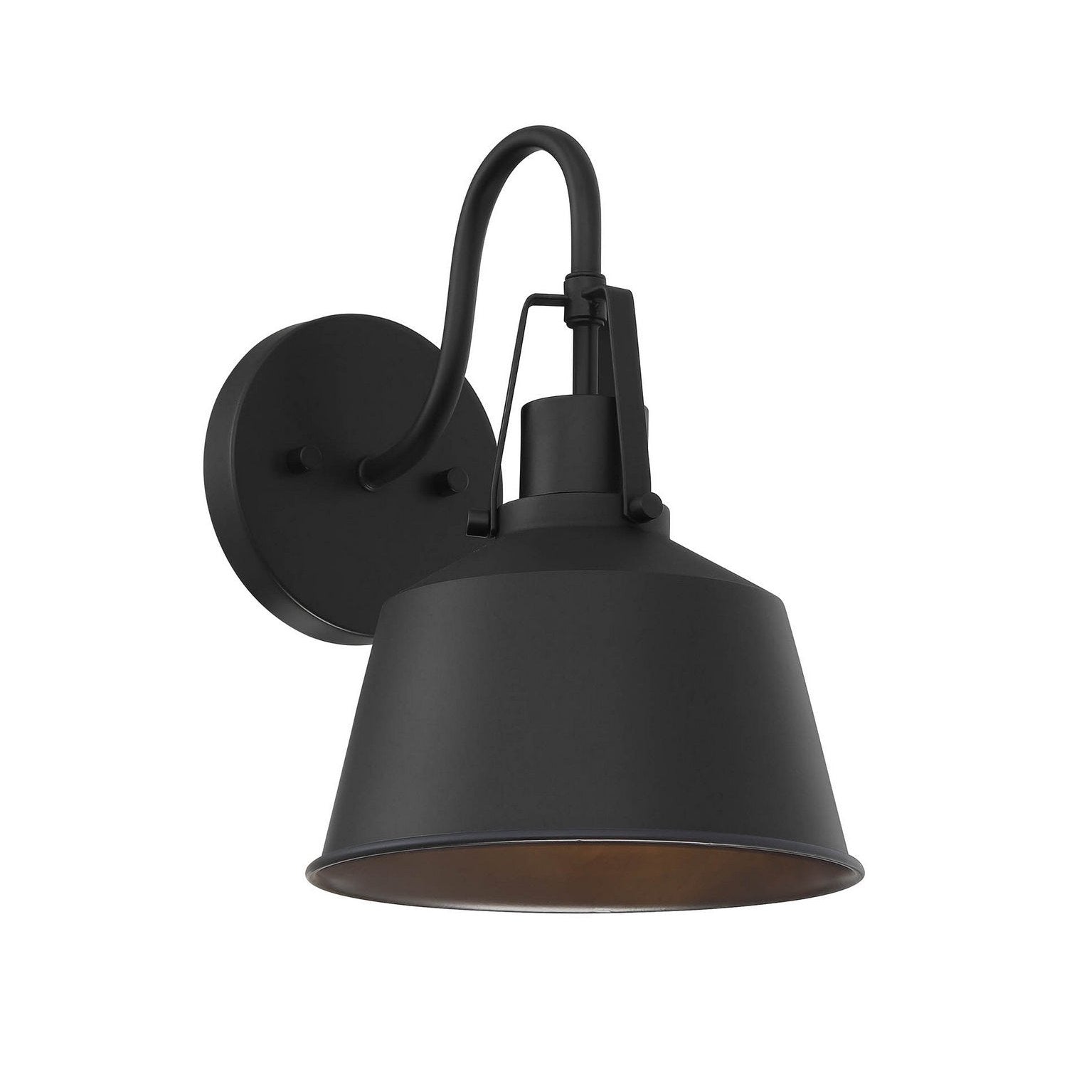 Meridian - M50049BK - One Light Outdoor Wall Sconce - Moutd - Matte Black