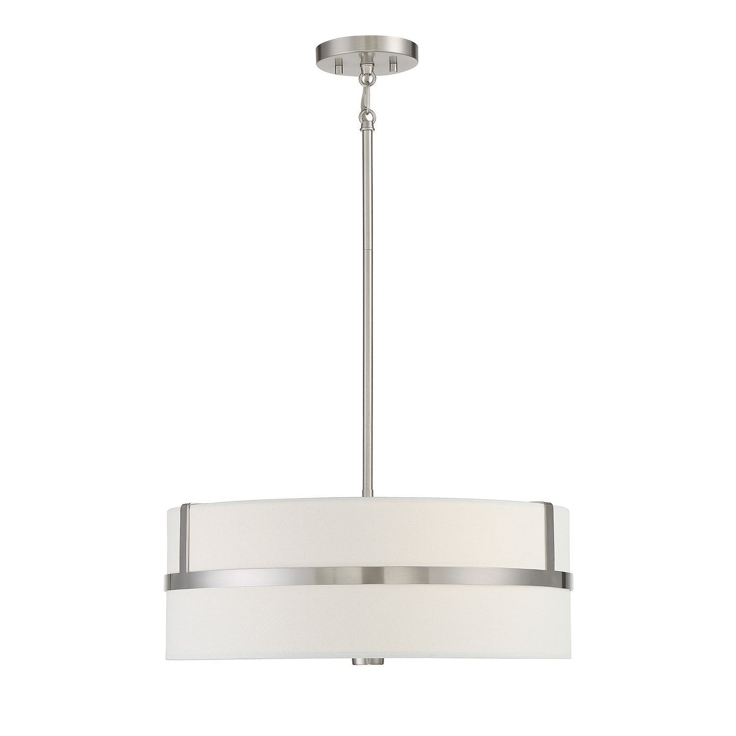 Meridian - M70102BN - Four Light Pendant - Brushed Nickel