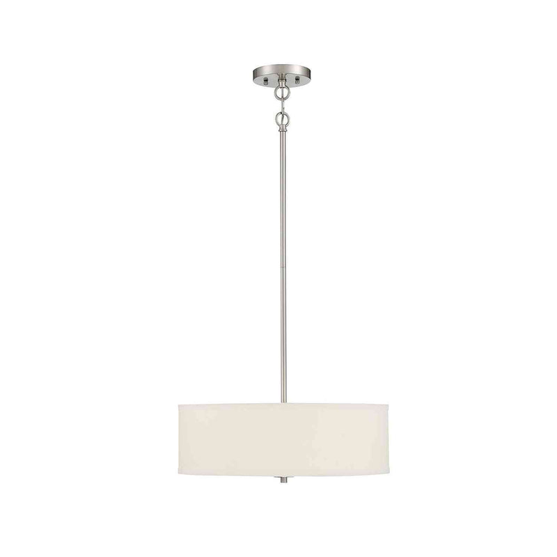 Meridian - M70109BN - Three Light Pendant - Brushed Nickel