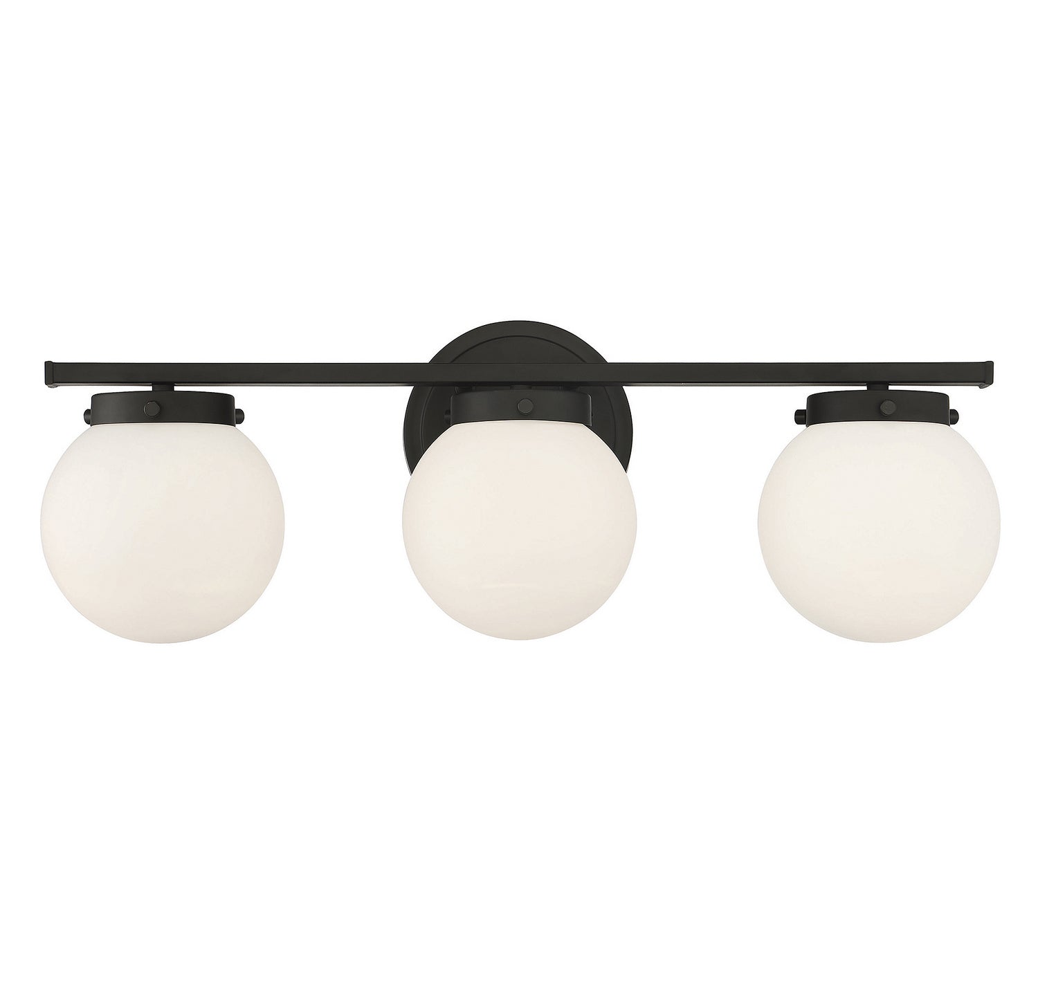 Meridian - M80023MBK - Three Light Bathroom Vanity Light - Matte Black