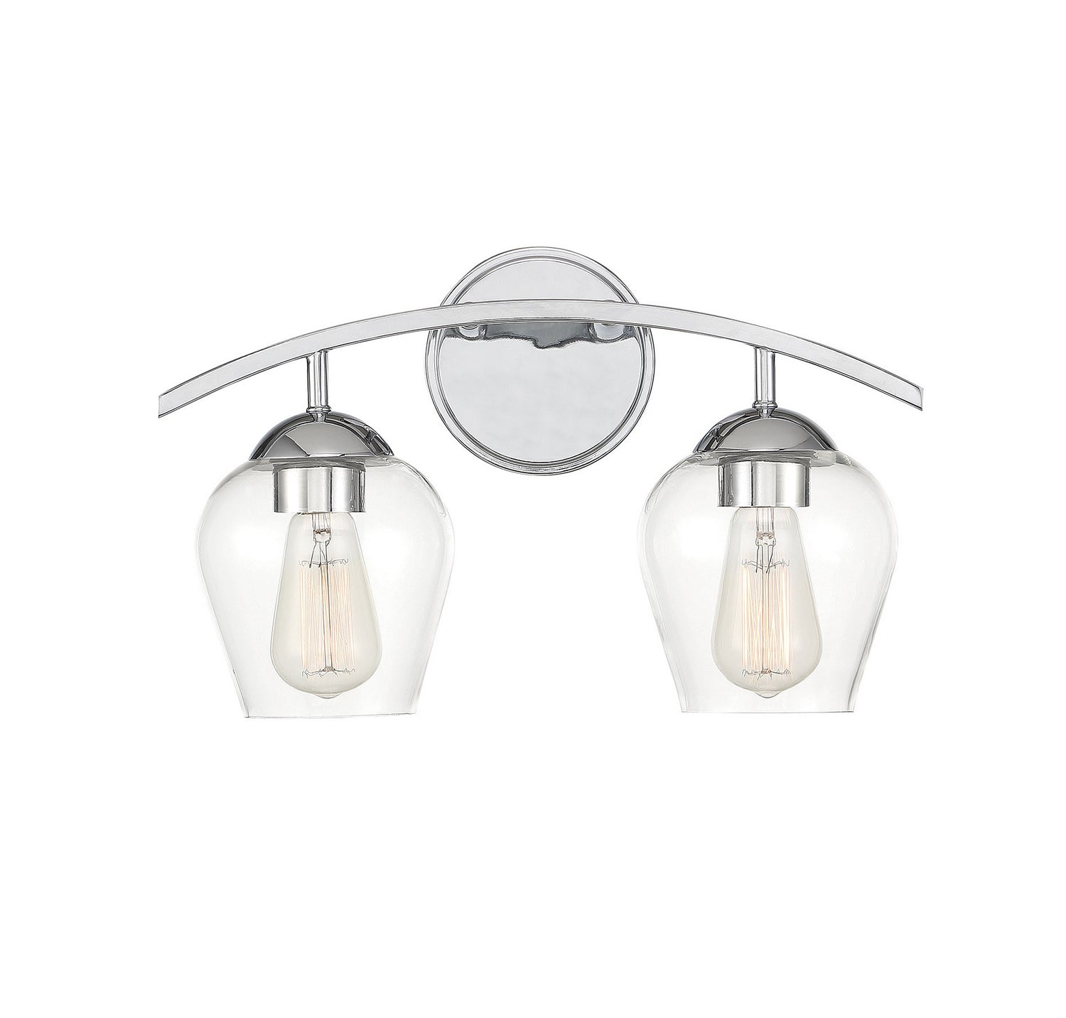 Meridian - M80031CH - Two Light Bathroom Vanity Light - Mbath - Chrome