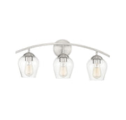 Meridian - M80032BN - Three Light Bathroom Vanity Light - Mbath - Brushed Nickel