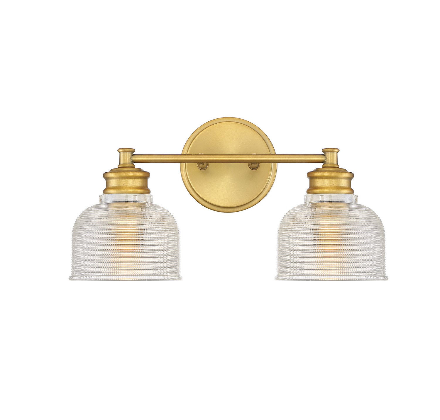Meridian - M80034NB - Two Light Bathroom Vanity Light - Mbath - Natural Brass