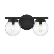 Meridian - M80046MBK - Two Light Bathroom Vanity Light - Matte Black