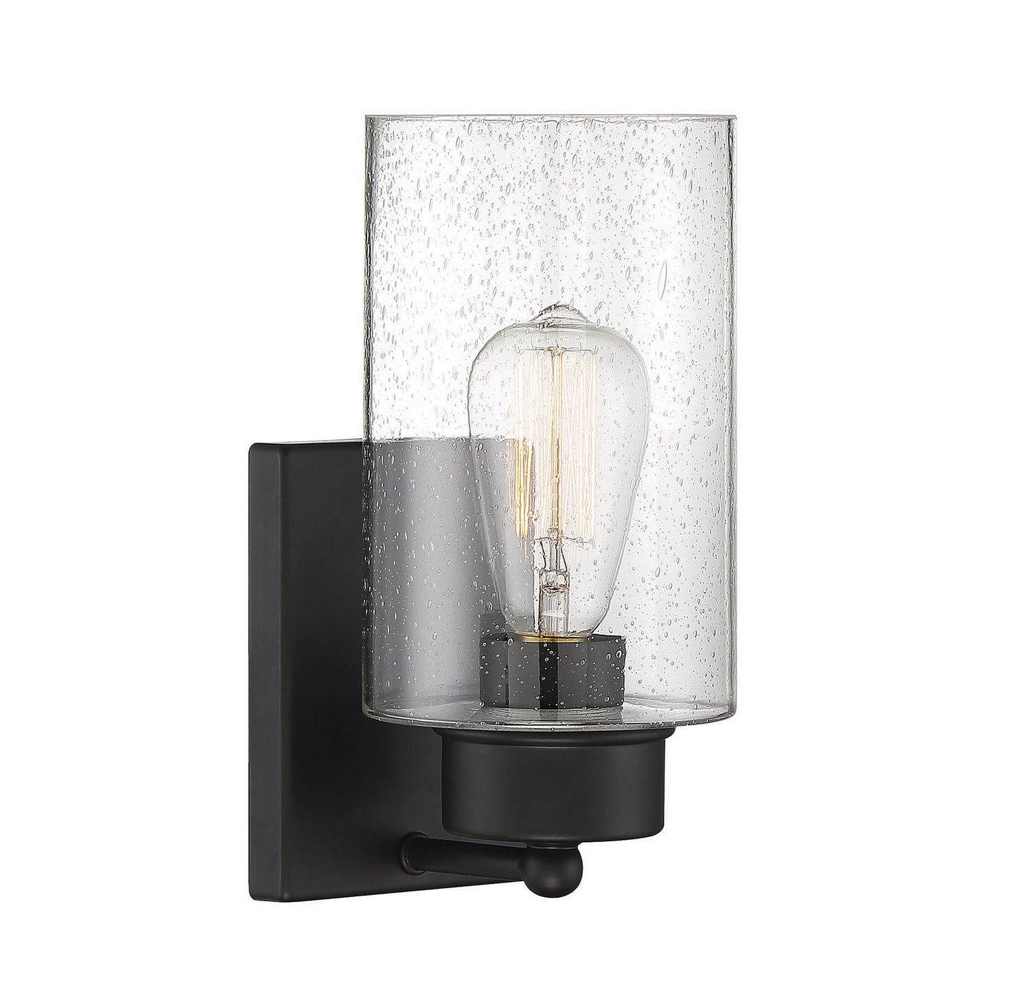 Meridian - M90013MBK - One Light Wall Sconce - Mscon - Matte Black