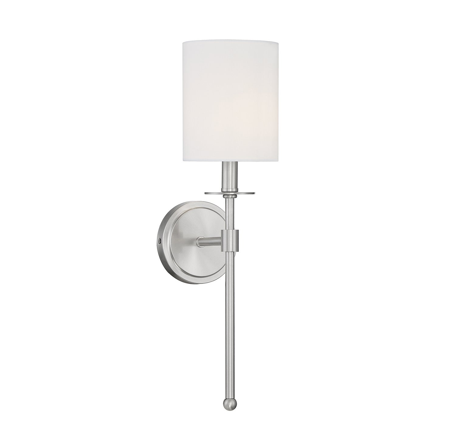 Meridian - M90057BN - One Light Wall Sconce - Brushed Nickel