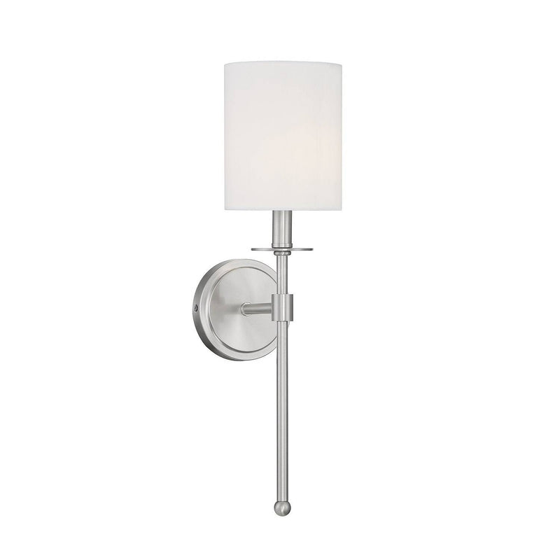 Meridian - M90057BN - One Light Wall Sconce - Brushed Nickel
