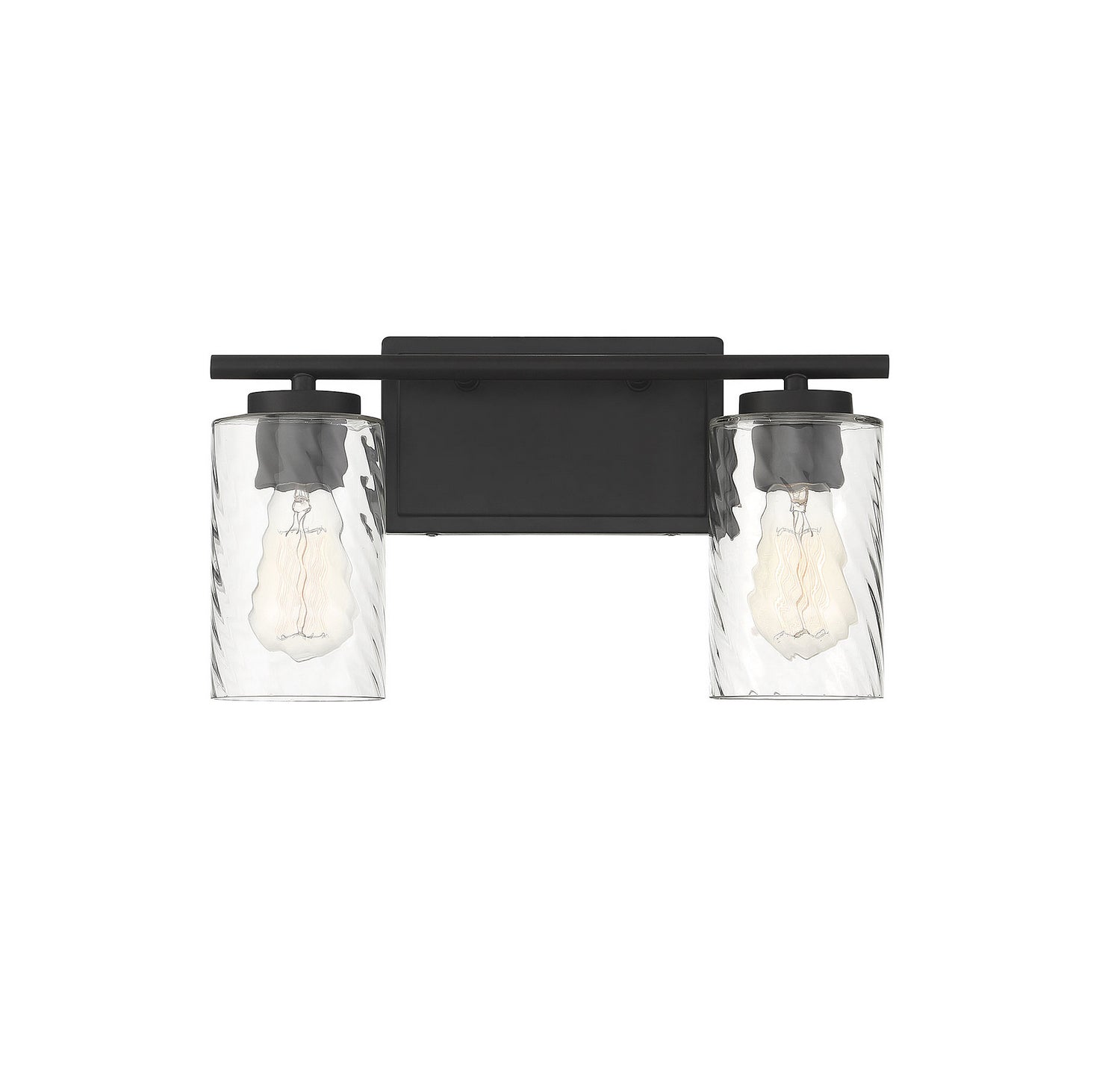 Meridian - M80037MBK - Two Light Bathroom Vanity Light - Mbath - Matte Black