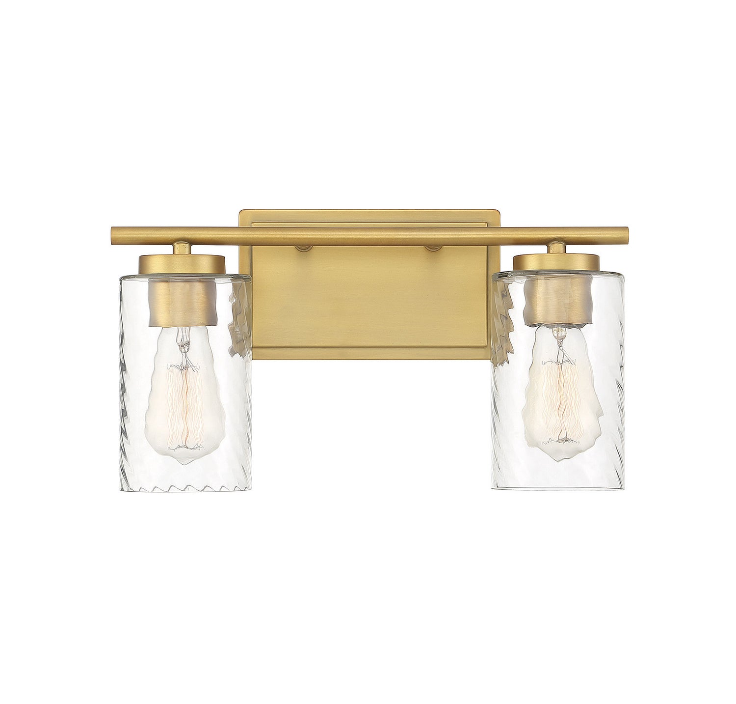 Meridian - M80037NB - Two Light Bathroom Vanity Light - Mbath - Natural Brass