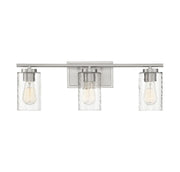 Meridian - M80038BN - Three Light Bathroom Vanity Light - Mbath - Brushed Nickel