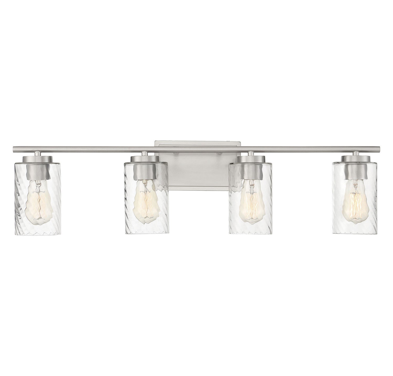 Meridian - M80039BN - Four Light Bathroom Vanity Light - Mbath - Brushed Nickel