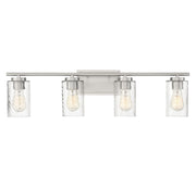 Meridian - M80039BN - Four Light Bathroom Vanity Light - Mbath - Brushed Nickel