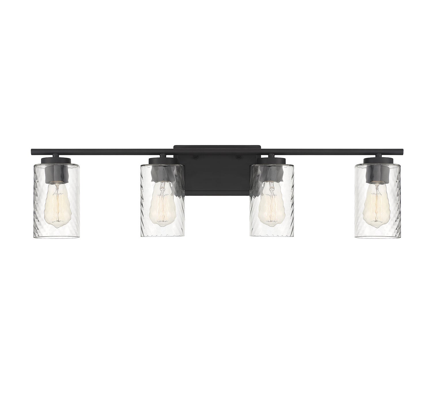 Meridian - M80039MBK - Four Light Bathroom Vanity Light - Mbath - Matte Black