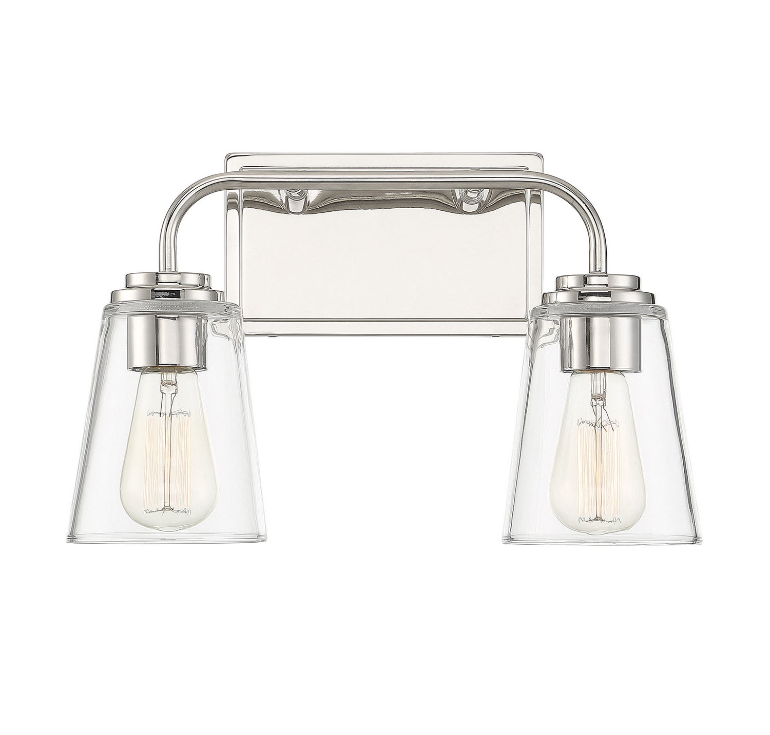 Meridian - M80043PN - Two Light Bathroom Vanity Light - Mbath - Polished Nickel