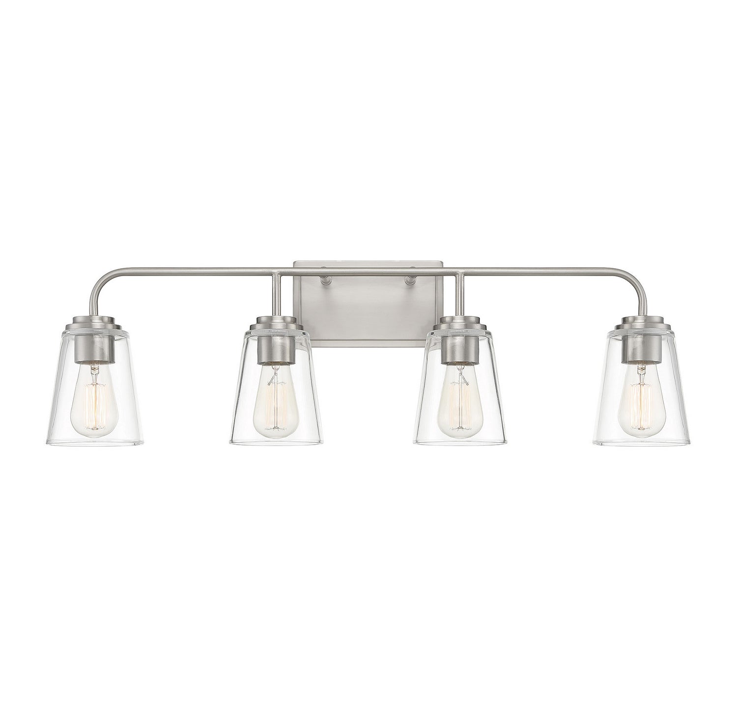 Meridian - M80045BN - Four Light Bathroom Vanity Light - Mbath - Brushed Nickel