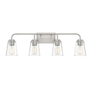Meridian - M80045BN - Four Light Bathroom Vanity Light - Mbath - Brushed Nickel
